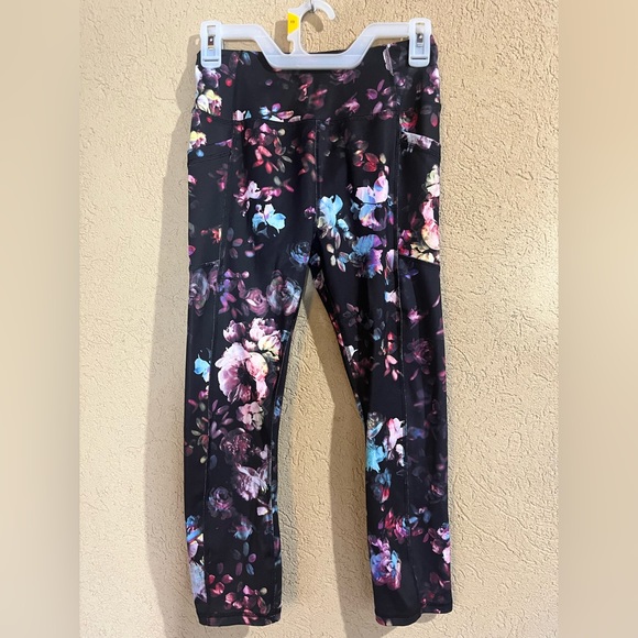 Avia extra small leggings, floral, print with pockets on the side - Picture 2 of 2